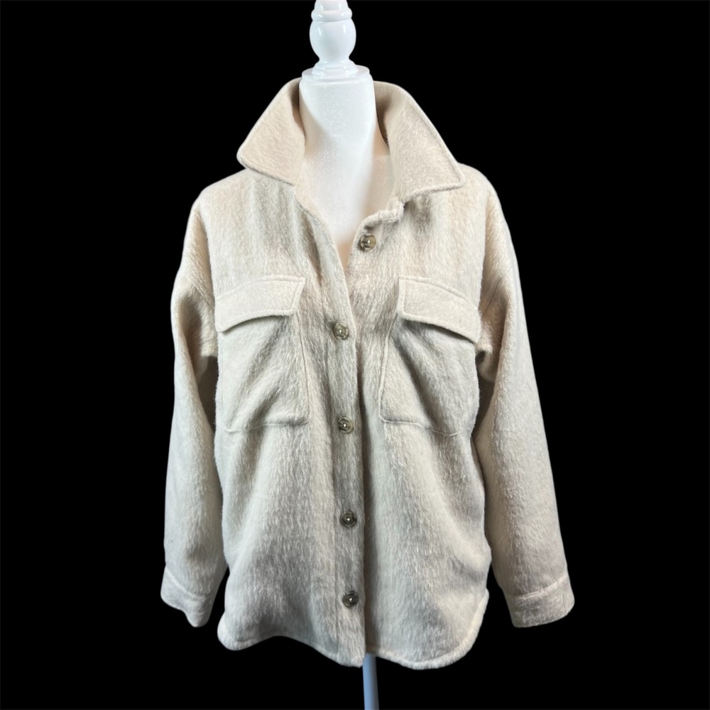 Thread & Supply Traverse City Jacket Women's Medium Ivory Classic Preppy Money - Picture 2 of 12